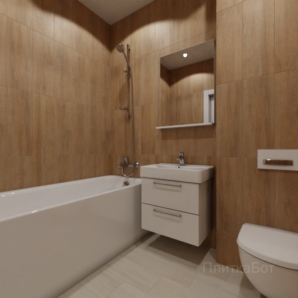 LB Ceramics 2026, Венский Лес, Контрастные стены вертикально, палубная №14