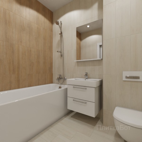 LB Ceramics 2026, Венский Лес, Контрастные стены вертикально, палубная №17
