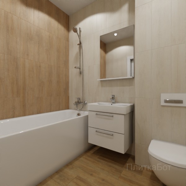LB Ceramics 2026, Венский Лес, Контрастные стены вертикально, палубная №18
