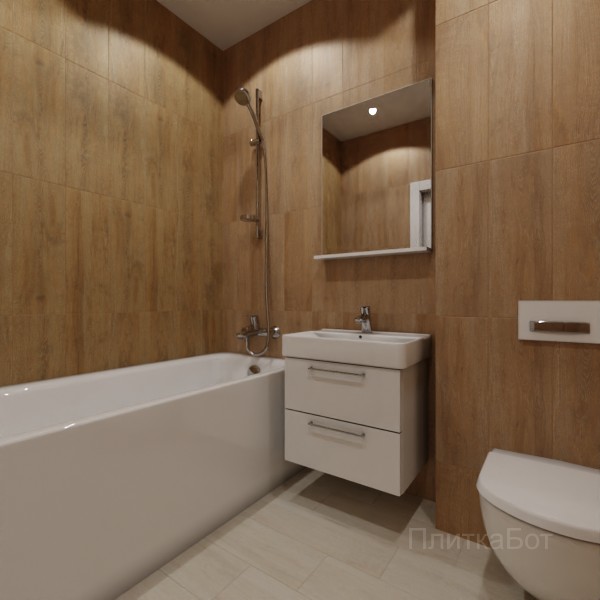 LB Ceramics 2026, Венский Лес, Контрастные стены вертикально, палубная №20