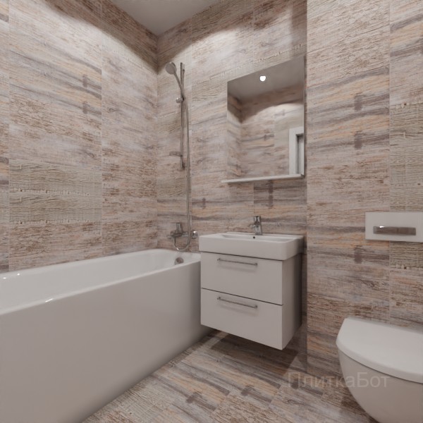 LB Ceramics 2026, Вестерн Вуд, Без декора, палубная №5