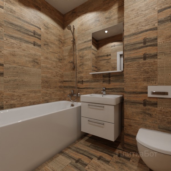 LB Ceramics 2026, Вестерн Вуд, Без декора, палубная №9
