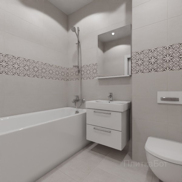 LB Ceramics 2026, Винтаж Вуд, Декор по центру №5