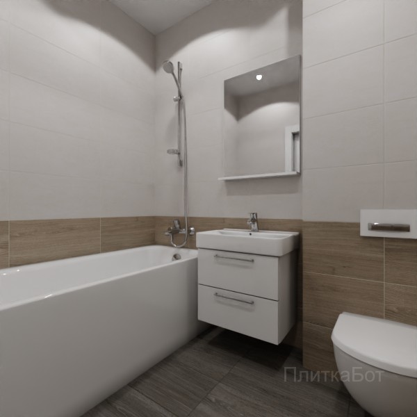 LB Ceramics 2026, Винтаж Вуд, Низ-верх №3