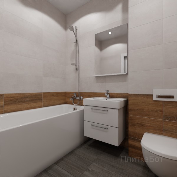 LB Ceramics 2026, Винтаж Вуд, Низ-верх №33