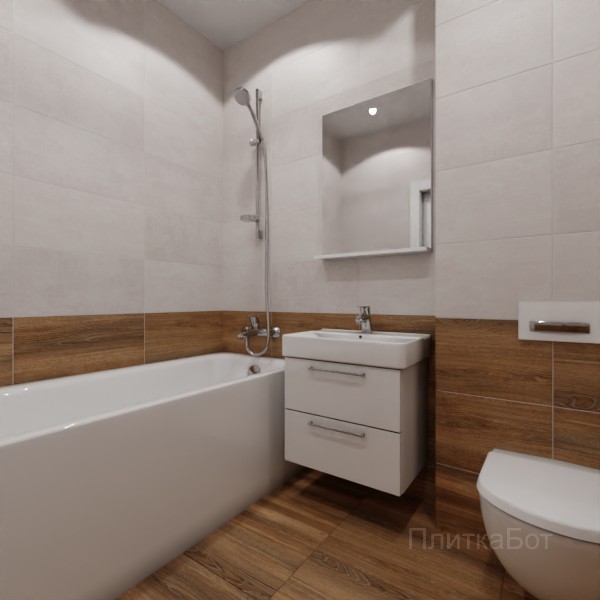 LB Ceramics 2026, Винтаж Вуд, Низ-верх №34