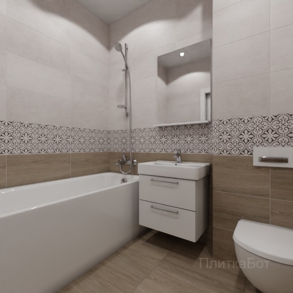 LB Ceramics 2026, Винтаж Вуд, Низ-верх и декор №20