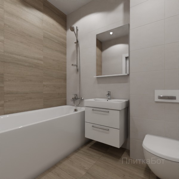 LB Ceramics 2026, Винтаж Вуд, Контрастные стены №38