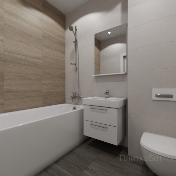 LB Ceramics 2026, Винтаж Вуд, Контрастные стены №39