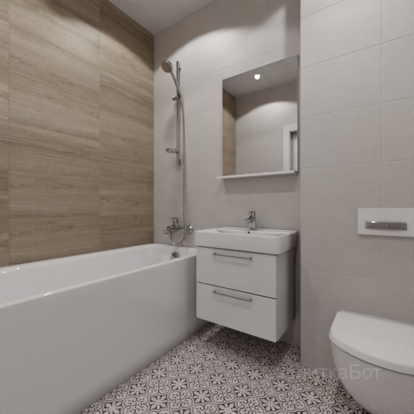 LB Ceramics 2026, Винтаж Вуд, Контрастные стены №42