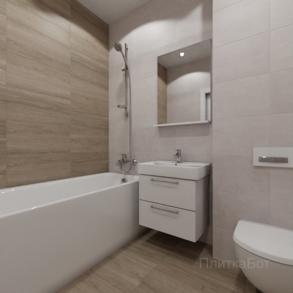 LB Ceramics 2026, Винтаж Вуд, Контрастные стены №44