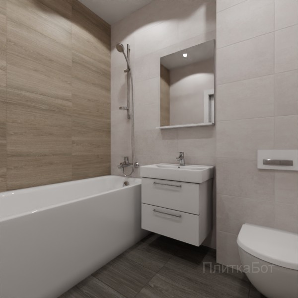 LB Ceramics 2026, Винтаж Вуд, Контрастные стены №45