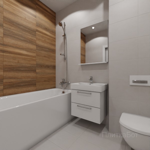 LB Ceramics 2026, Винтаж Вуд, Контрастные стены №61