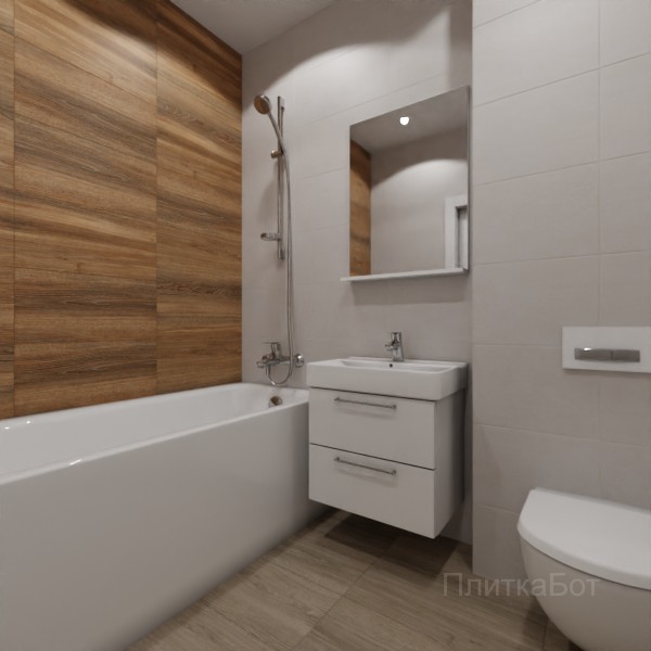 LB Ceramics 2026, Винтаж Вуд, Контрастные стены №62