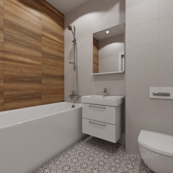 LB Ceramics 2026, Винтаж Вуд, Контрастные стены №66