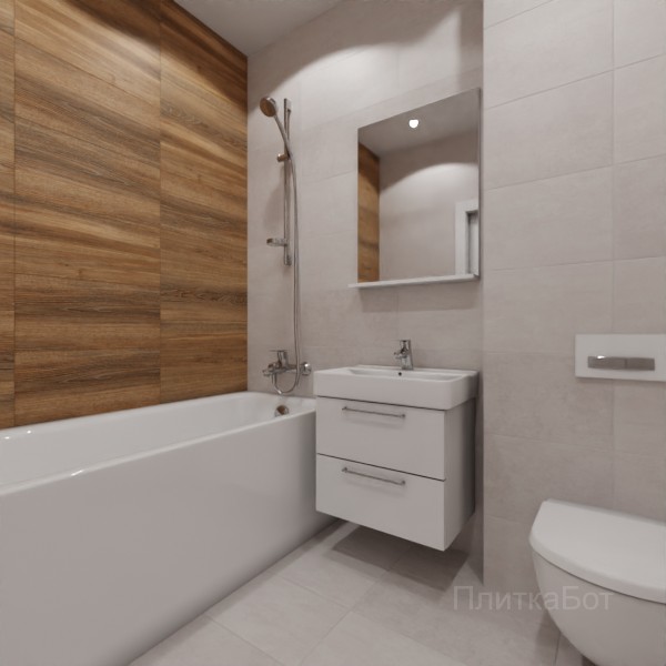 LB Ceramics 2026, Винтаж Вуд, Контрастные стены №71
