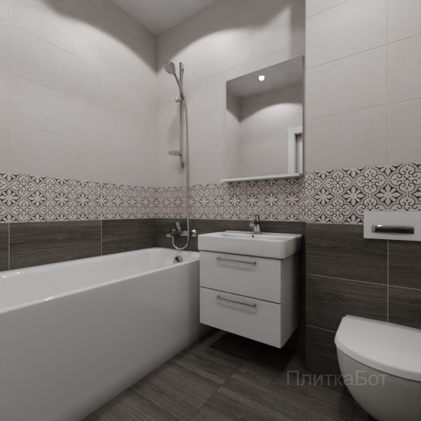 LB Ceramics 2026, Винтаж Вуд, Низ-верх и декор №9