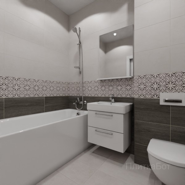 LB Ceramics 2026, Винтаж Вуд, Низ-верх и декор №11