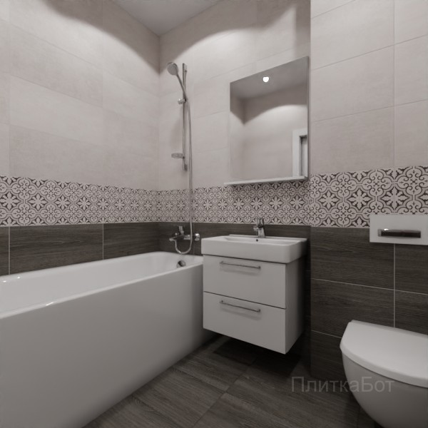 LB Ceramics 2026, Винтаж Вуд, Низ-верх и декор №27