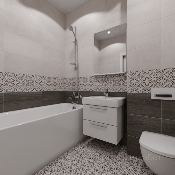 LB Ceramics 2026, Винтаж Вуд, Низ-верх и декор №30