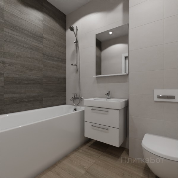 LB Ceramics 2026, Винтаж Вуд, Контрастные стены №50