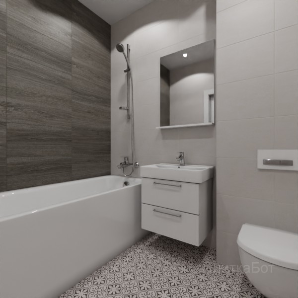 LB Ceramics 2026, Винтаж Вуд, Контрастные стены №54
