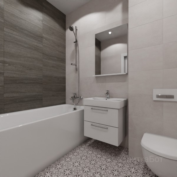 LB Ceramics 2026, Винтаж Вуд, Контрастные стены №60