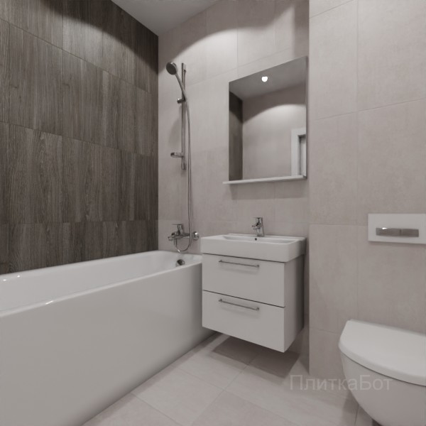 LB Ceramics 2026, Винтаж Вуд, Контрастные стены вертикально №59