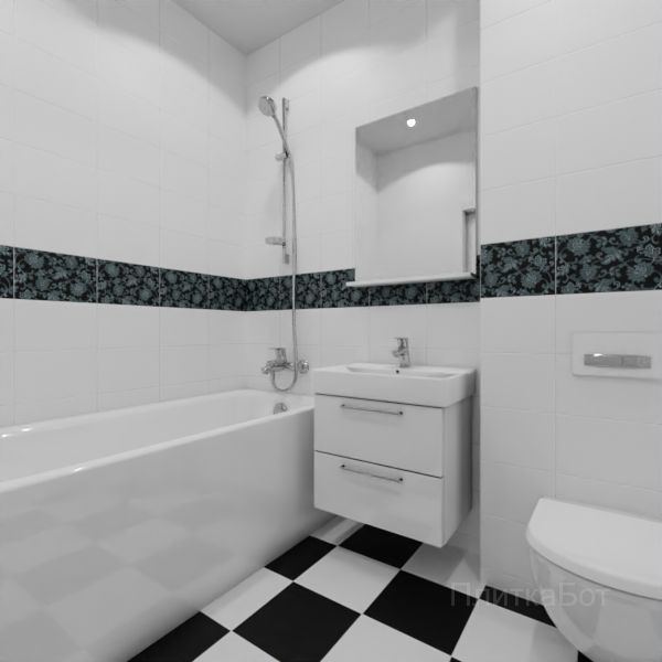 Kerama Marazzi, Аджанта, Декор по центру № 1