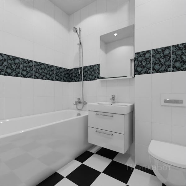 Kerama Marazzi, Аджанта, Декор по центру № 4