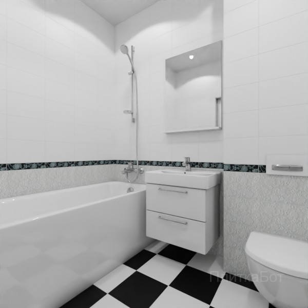 Kerama Marazzi, Аджанта, Низ-верх и бордюр № 7