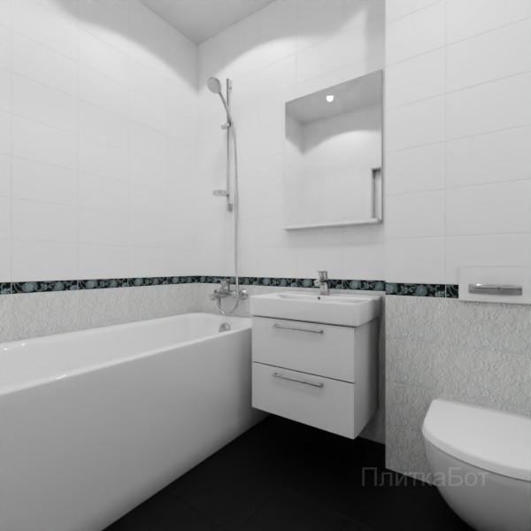 Kerama Marazzi, Аджанта, Низ-верх и бордюр № 8