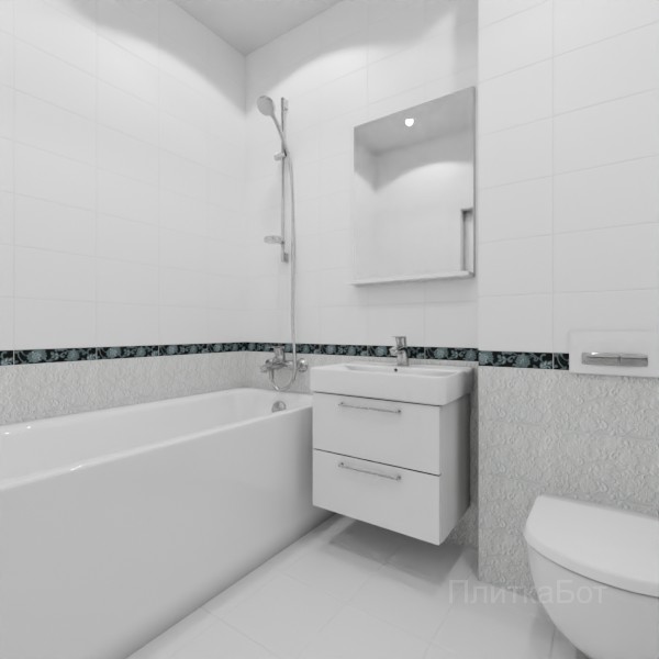 Kerama Marazzi, Аджанта, Низ-верх и бордюр № 9
