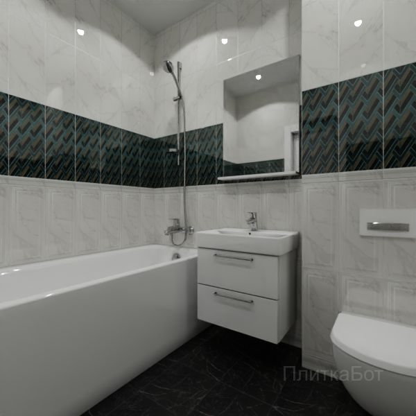 Kerama Marazzi, Алькала, Плинус, панель, бордюр и декор №31