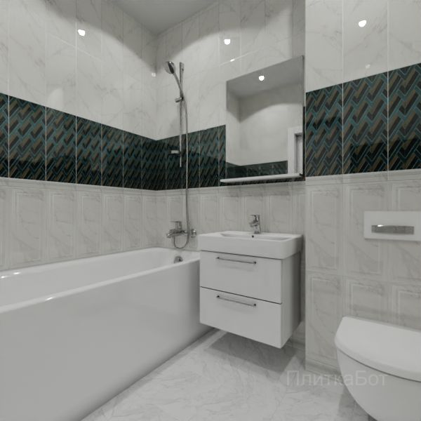 Kerama Marazzi, Алькала, Плинус, панель, бордюр и декор №32