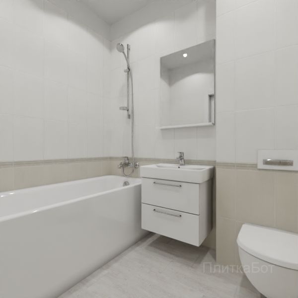 Kerama Marazzi, Ауленсия (беж), Низ-верх и бордюр № 5