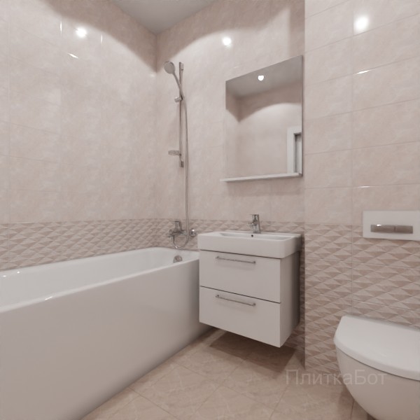 Kerama Marazzi, Баккара, Низ-верх № 1