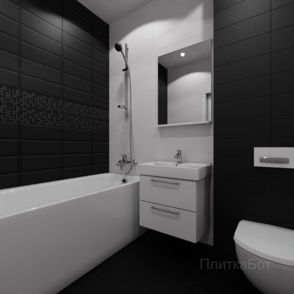 Kerama Marazzi, Бельканто, Два декора над ванной №33