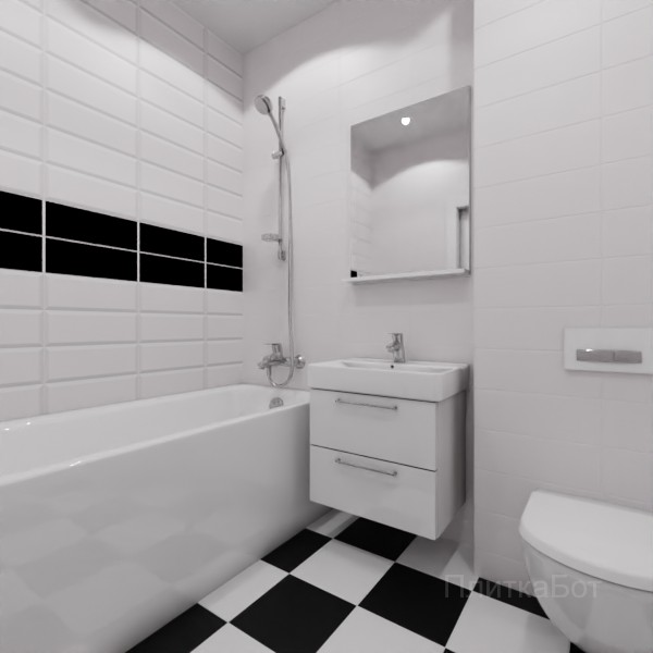 Kerama Marazzi, Бельканто, Панно над ванной № 4