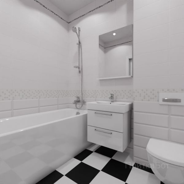 Kerama Marazzi, Бельканто, Низ-верх, декор и полоса №13