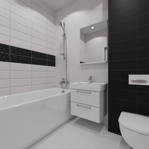 Kerama Marazzi, Бельканто, Два декора над ванной №68