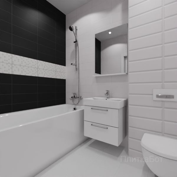 Kerama Marazzi, Бельканто, Два декора над ванной №89