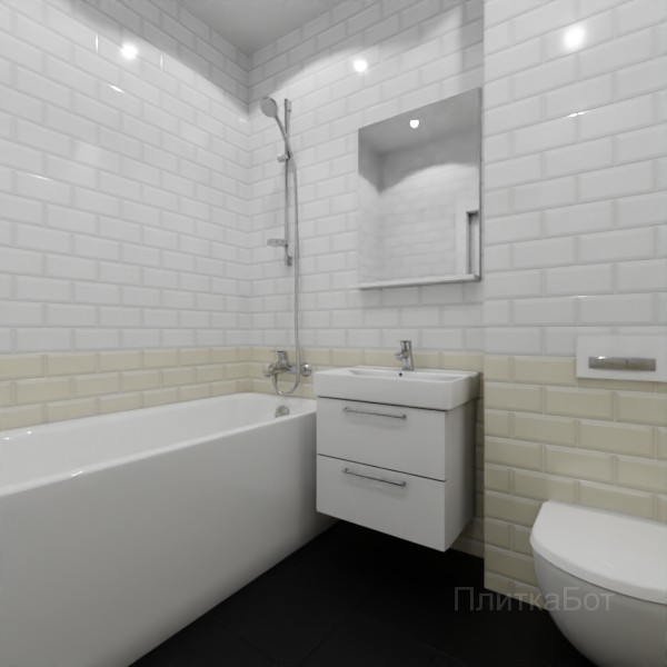 Kerama Marazzi, Бланше, Кирпичная кладка, низ-верх № 3