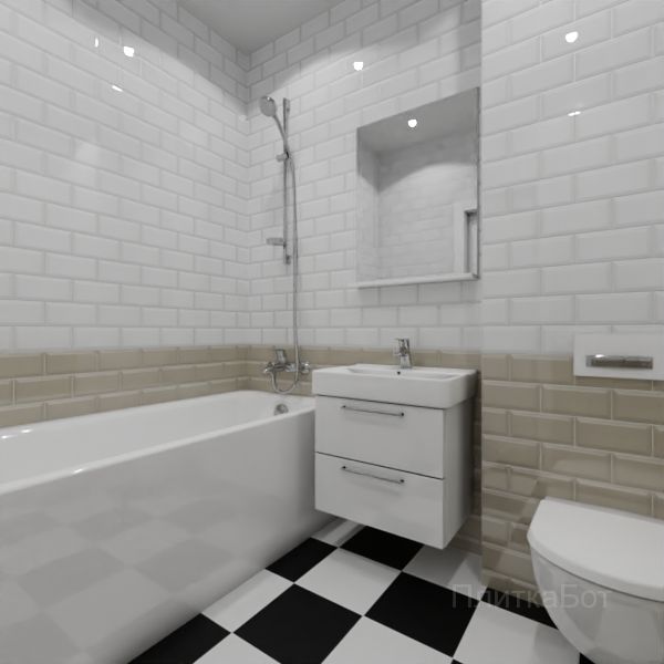 Kerama Marazzi, Бланше, Кирпичная кладка, низ-верх № 4