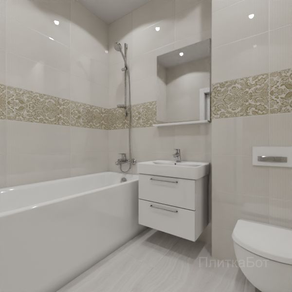 Kerama Marazzi, Даниэли, Декор по центру № 1