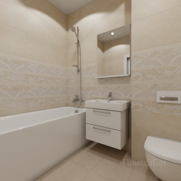Kerama Marazzi, Эскориал (беж), Два декора № 1