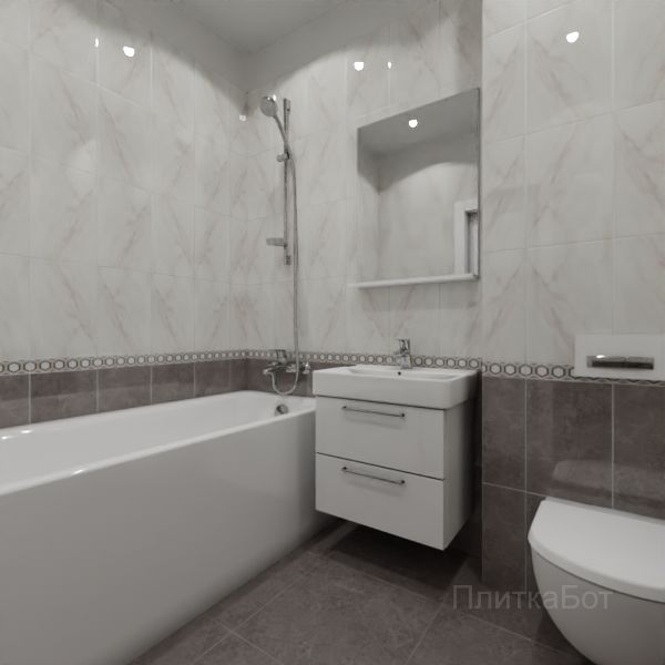 Kerama Marazzi, Гран Пале, Низ-верх и бордюр № 8