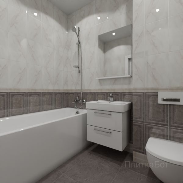 Kerama Marazzi, Гран Пале, Плинус, панель, бордюр №16