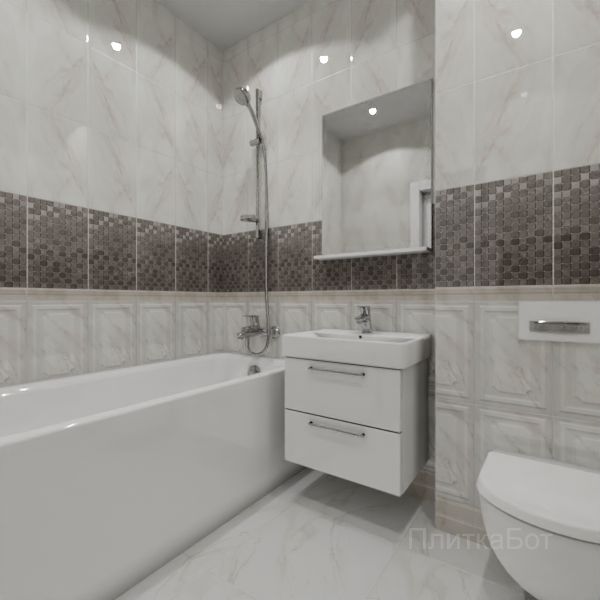 Kerama Marazzi, Гран Пале, Плинус, панель, бордюр и декор №13