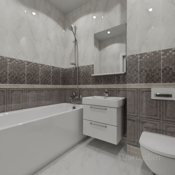 Kerama Marazzi, Гран Пале, Плинус, панель, бордюр и декор №15